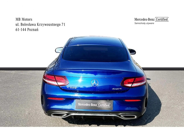 Mercedes-Benz Klasa C cena 159900 przebieg: 53000, rok produkcji 2020 z Chojnice małe 379